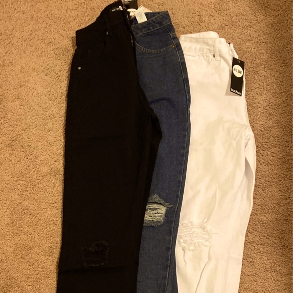 High waisted mom jeans